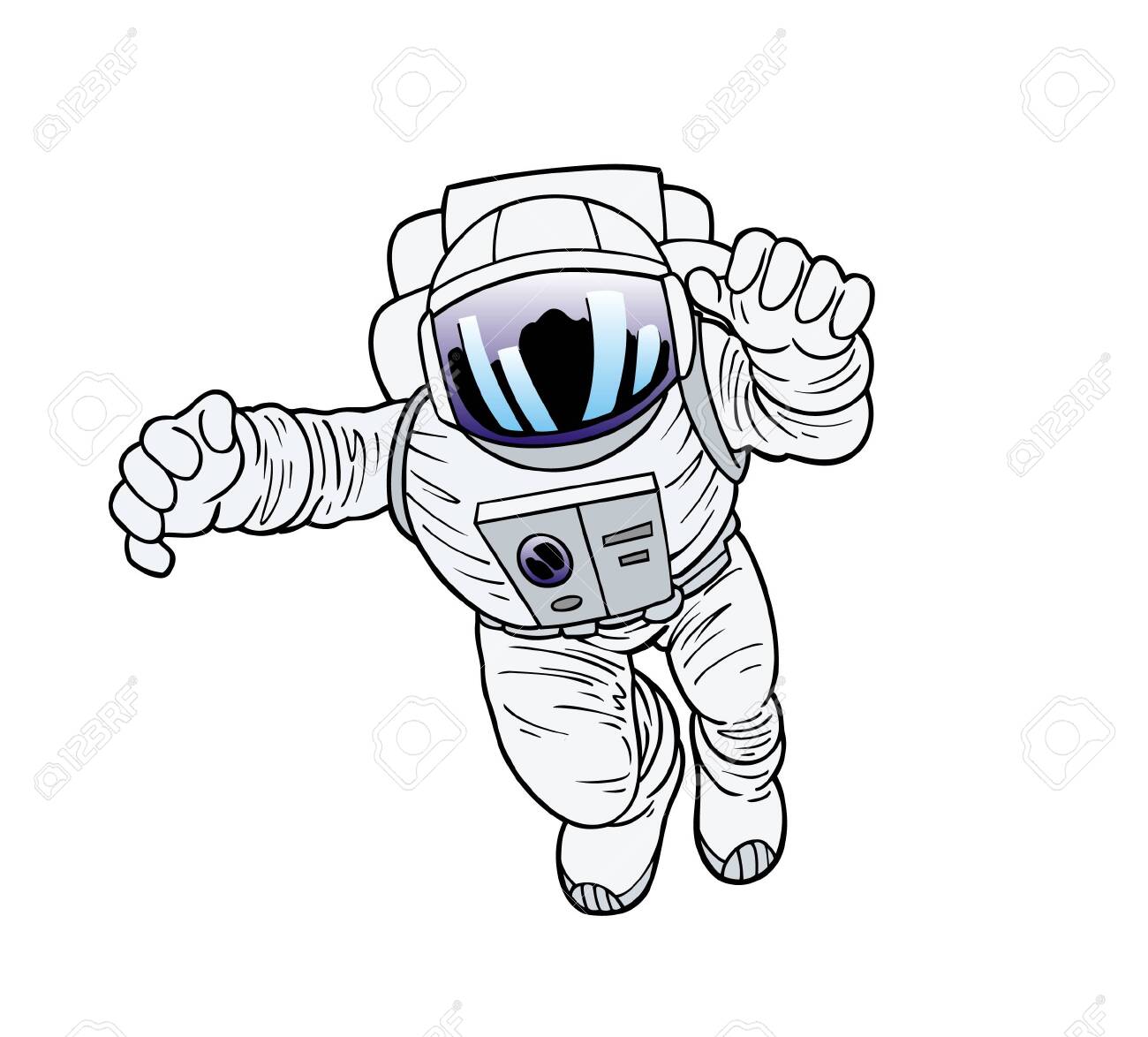 Detail Free Astronaut Clipart Nomer 39