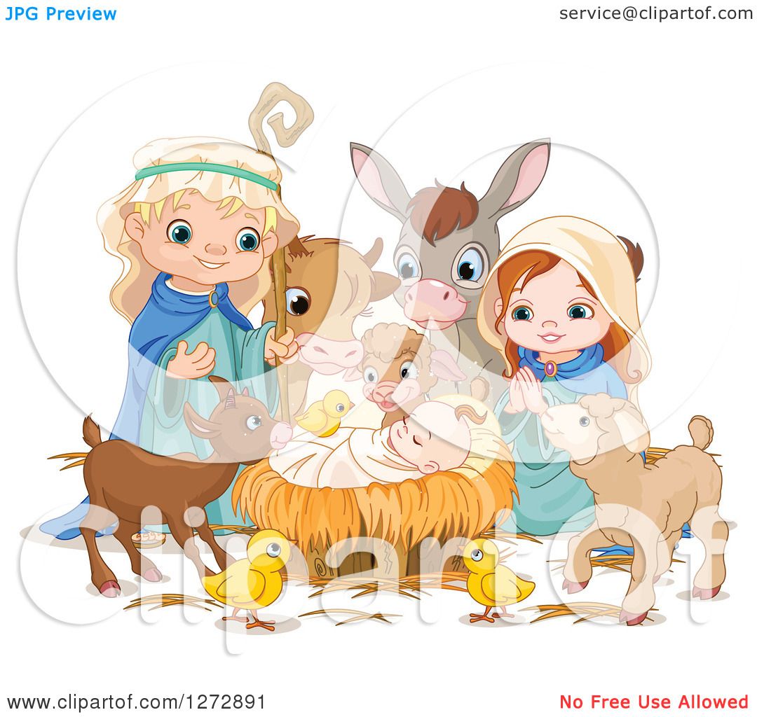 Detail Free Baby Jesus Clipart Nomer 24