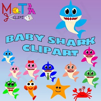 Detail Free Baby Shark Clipart Nomer 29