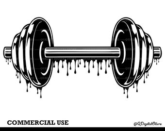 Detail Free Barbell Clipart Nomer 31