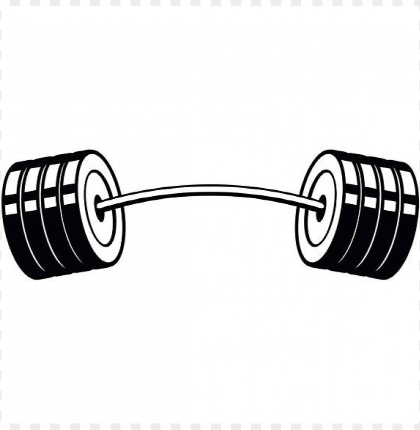 Detail Free Barbell Clipart Nomer 2