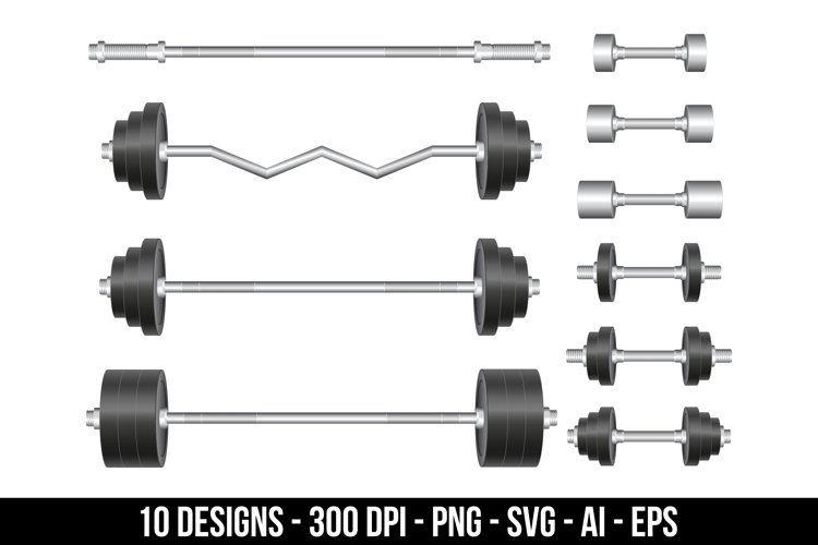 Detail Free Barbell Clipart Nomer 38