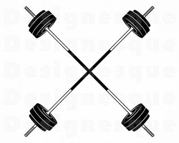 Detail Free Barbell Clipart Nomer 41