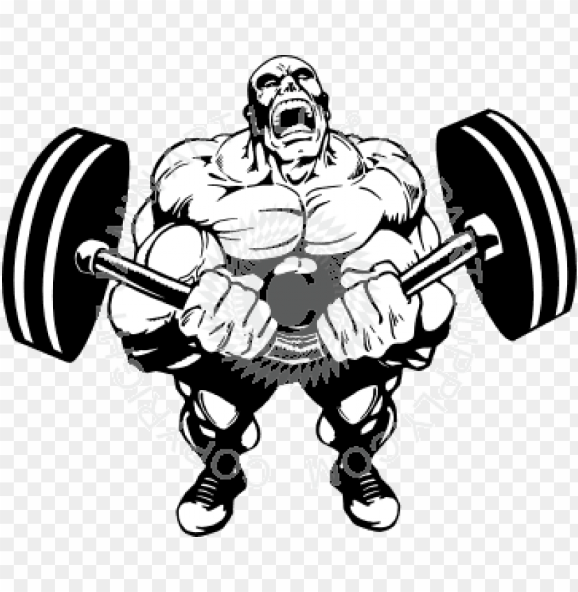 Detail Free Barbell Clipart Nomer 44