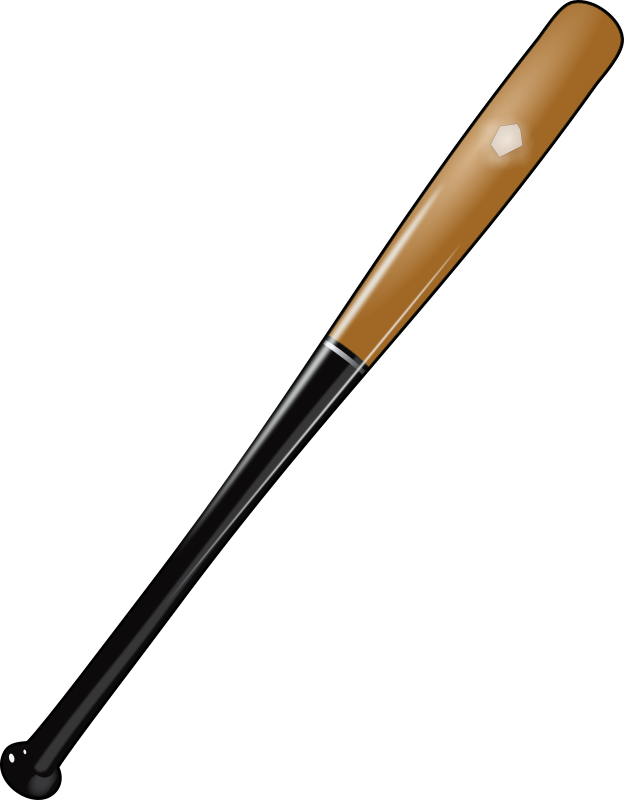 Detail Free Baseball Bat Clipart Nomer 43
