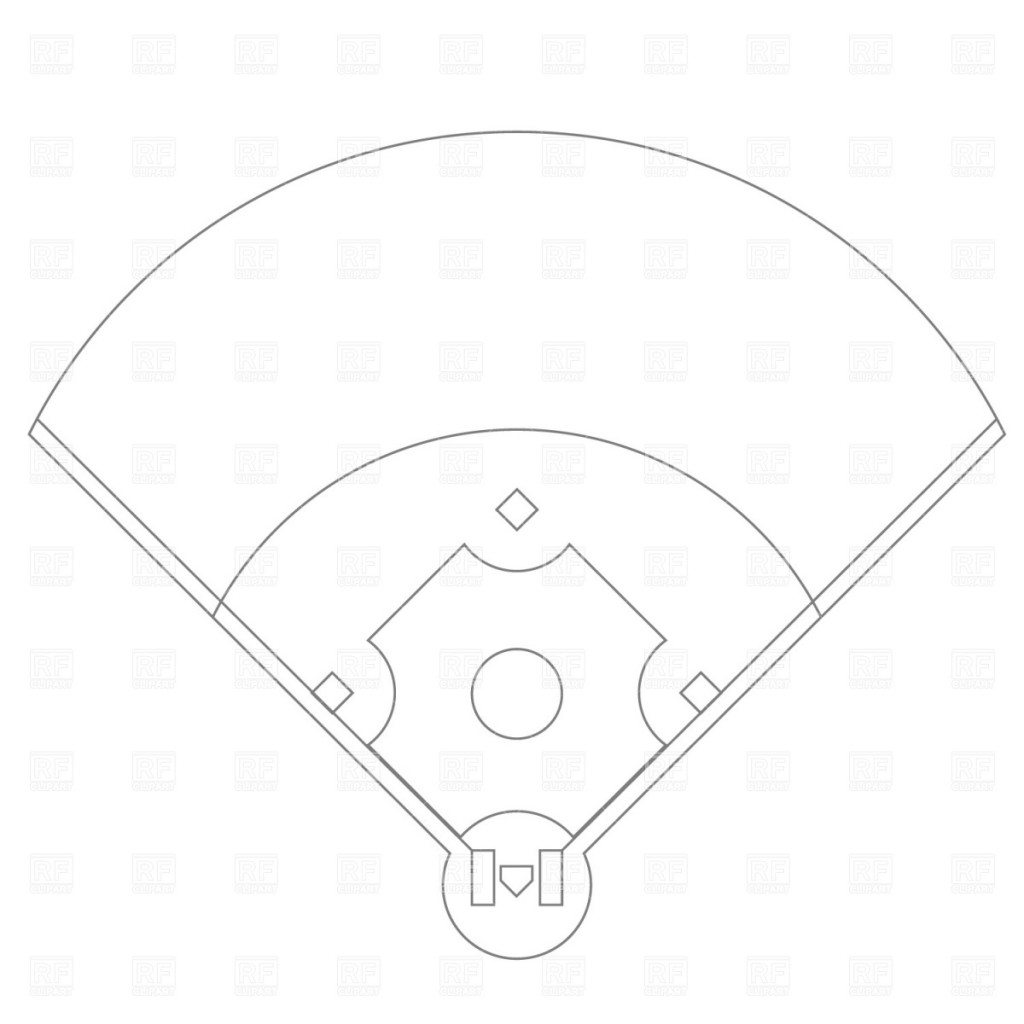 Detail Free Baseball Diamond Clipart Nomer 25