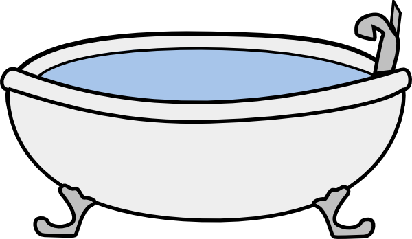 Detail Free Bathtub Clipart Nomer 19