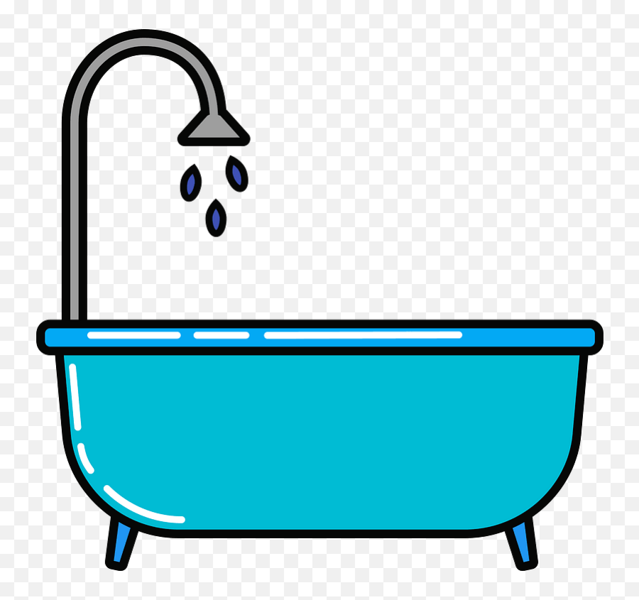 Detail Free Bathtub Clipart Nomer 34