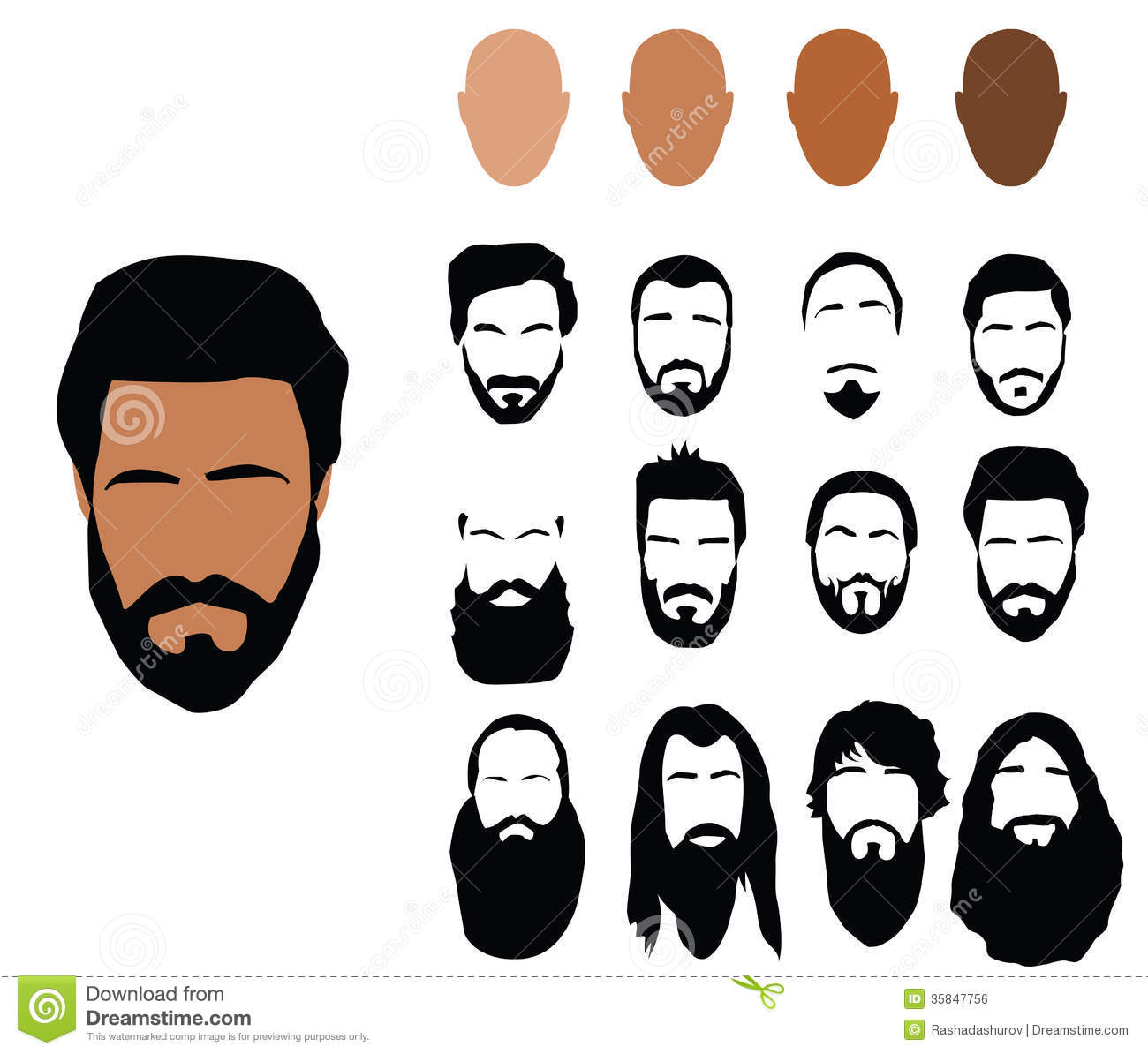 Detail Free Beard Images Nomer 42