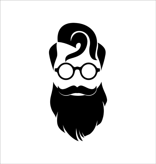 Detail Free Beard Vector Nomer 28