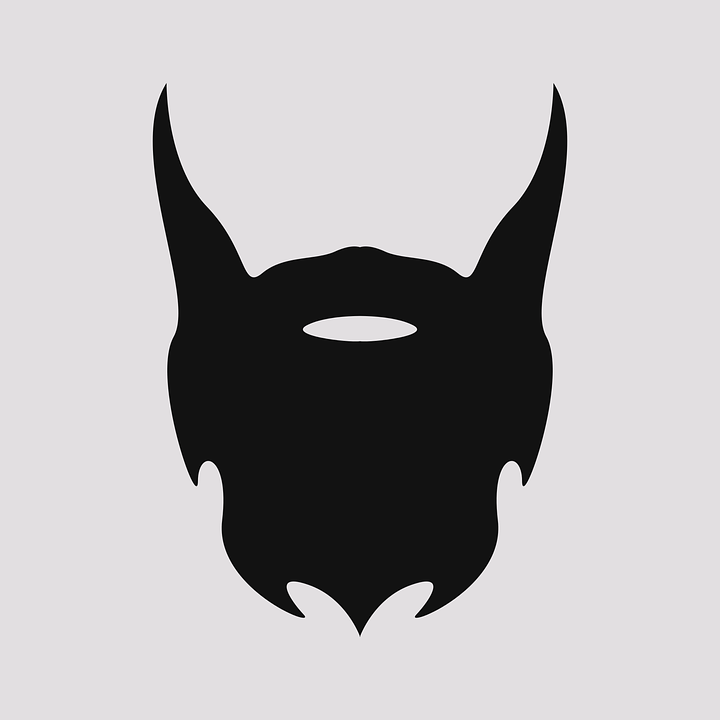 Detail Free Beard Vector Nomer 31