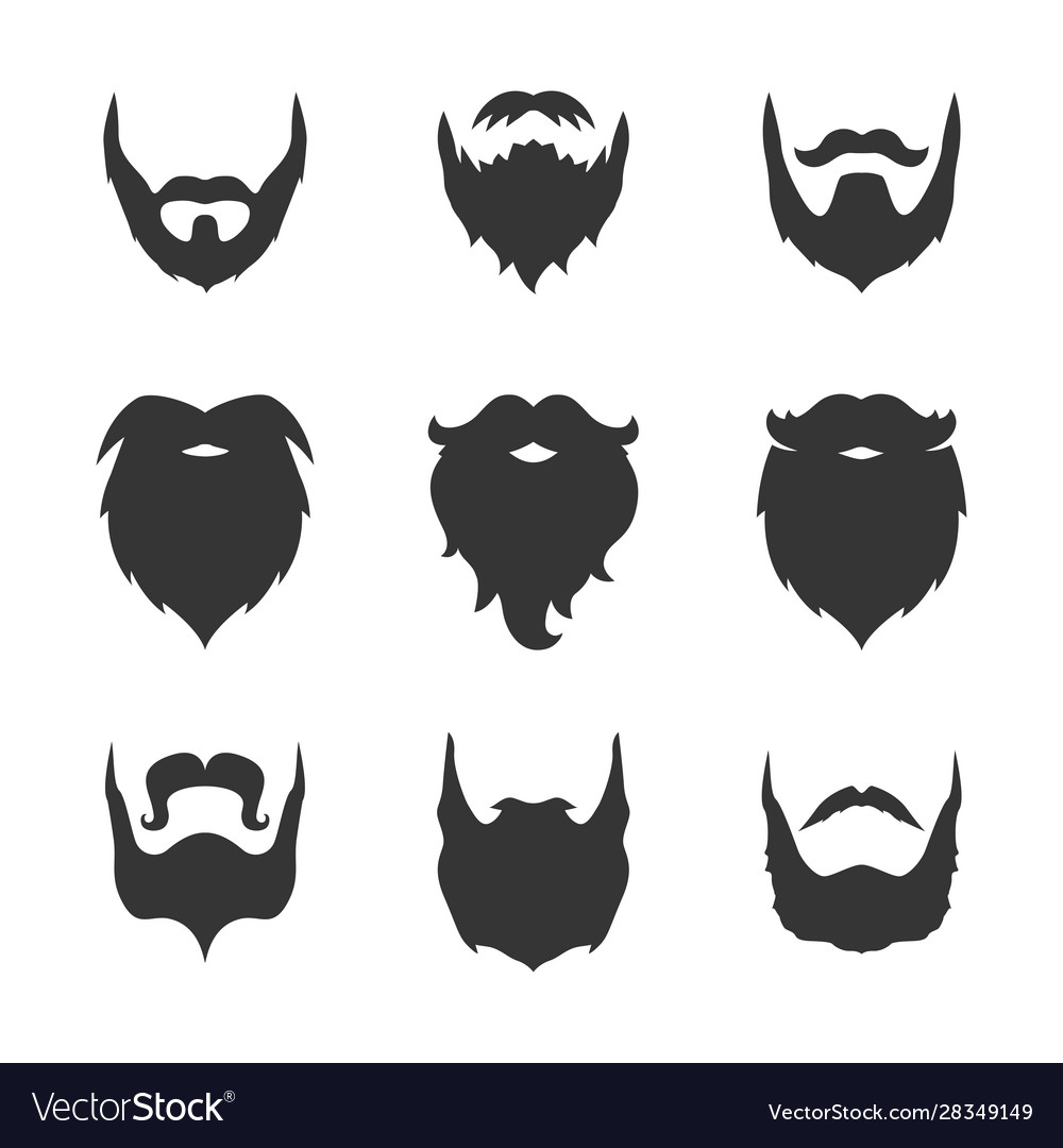 Detail Free Beard Vector Nomer 32