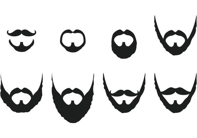 Detail Free Beard Vector Nomer 5