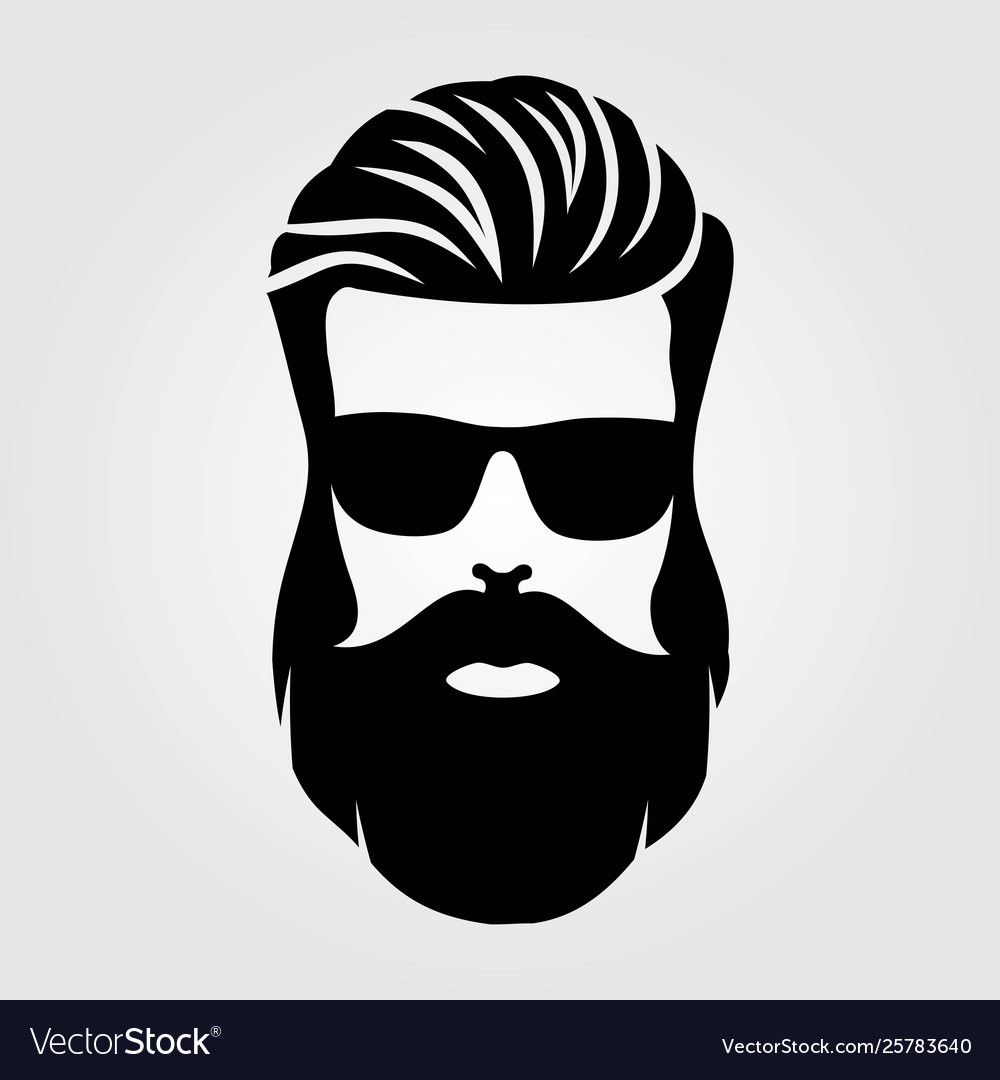 Detail Free Beard Vector Nomer 44