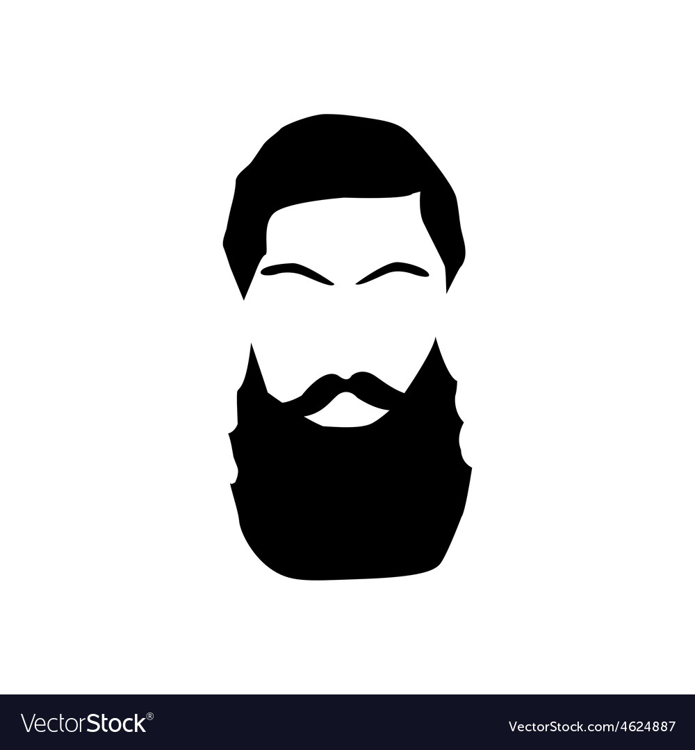 Detail Free Beard Vector Nomer 45
