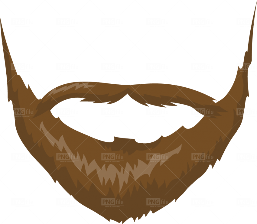 Detail Free Beard Vector Nomer 46