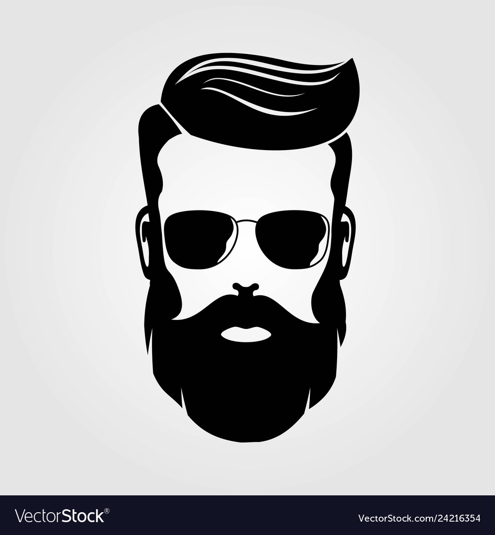 Detail Free Beard Vector Nomer 47