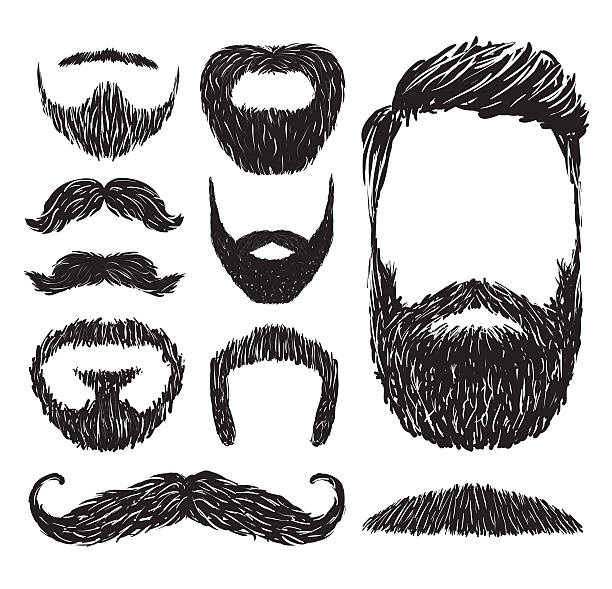 Detail Free Beard Vector Nomer 6