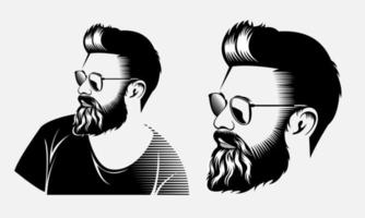 Detail Free Beard Vector Nomer 53