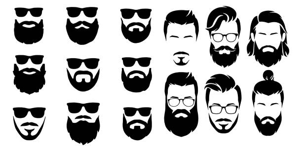 Detail Free Beard Vector Nomer 8