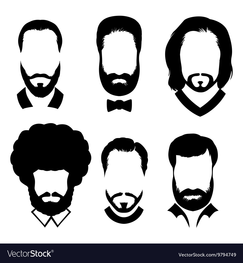 Detail Free Beard Vector Nomer 10