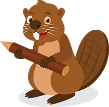 Detail Free Beaver Clip Art Nomer 12