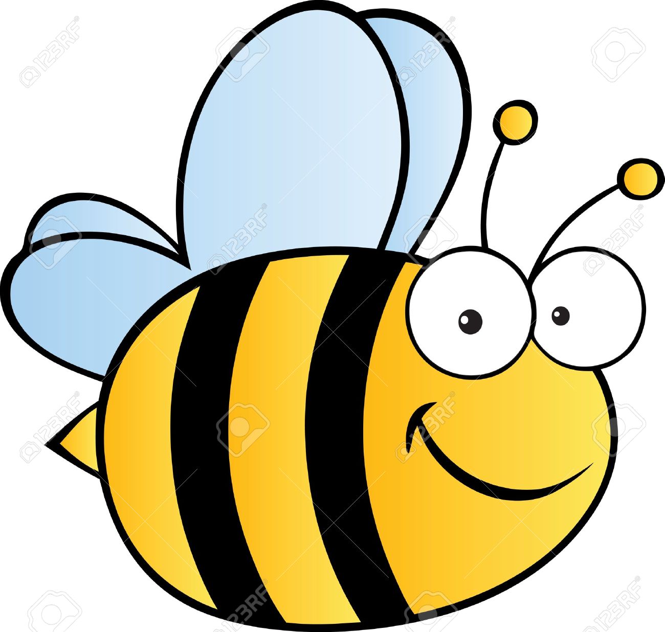 Detail Free Bee Images Clip Art Nomer 46