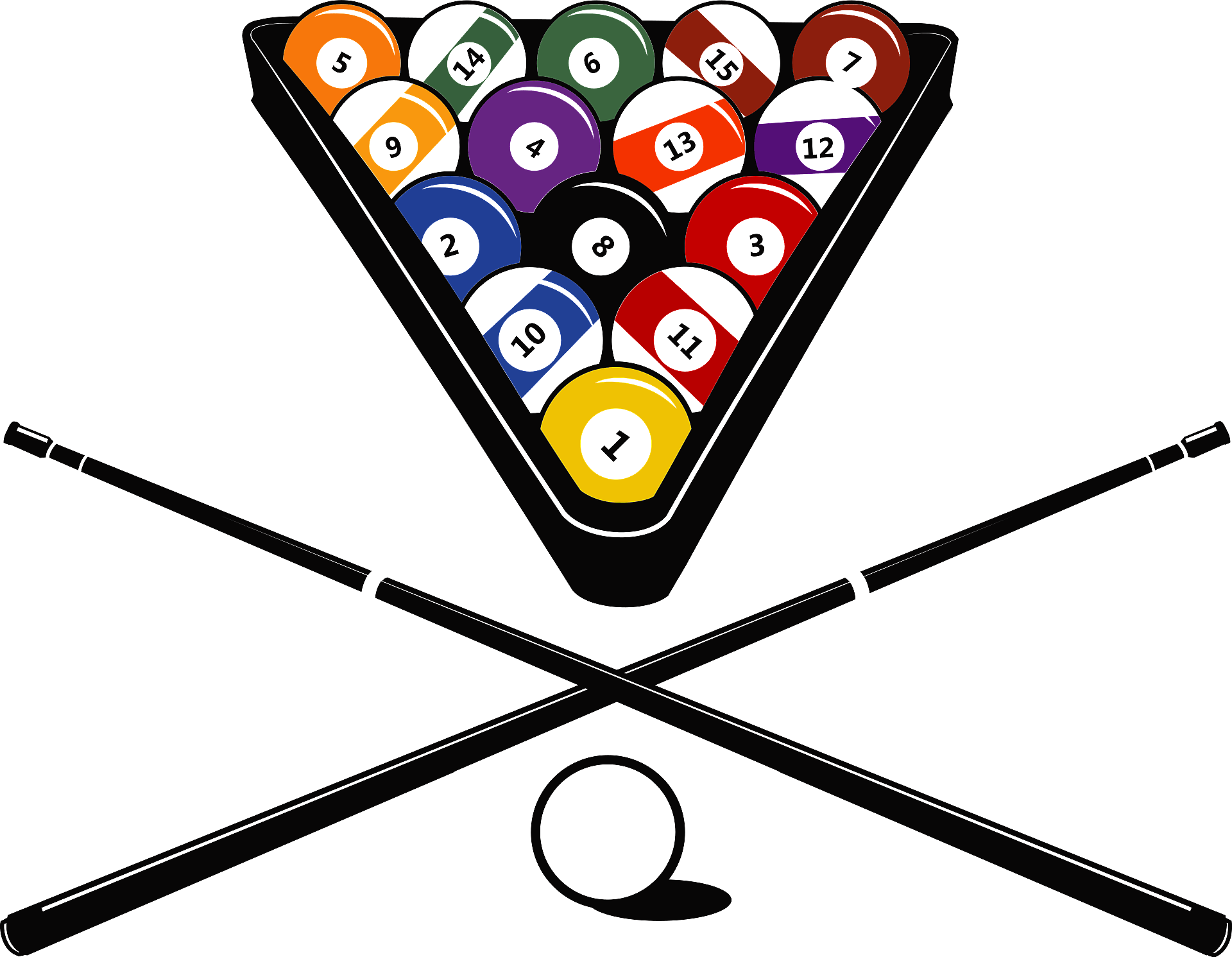 Detail Free Billiard Clipart Nomer 13