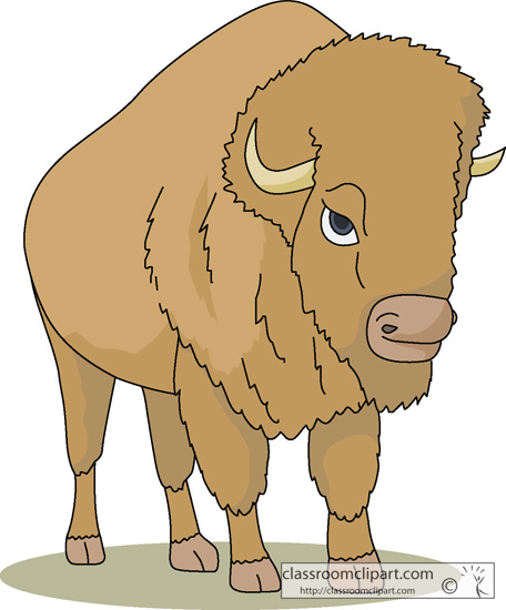 Detail Free Bison Clip Art Nomer 36