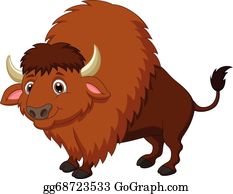 Detail Free Bison Clip Art Nomer 8