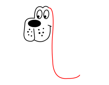Detail Hundekopf Zeichnen Einfach Nomer 12