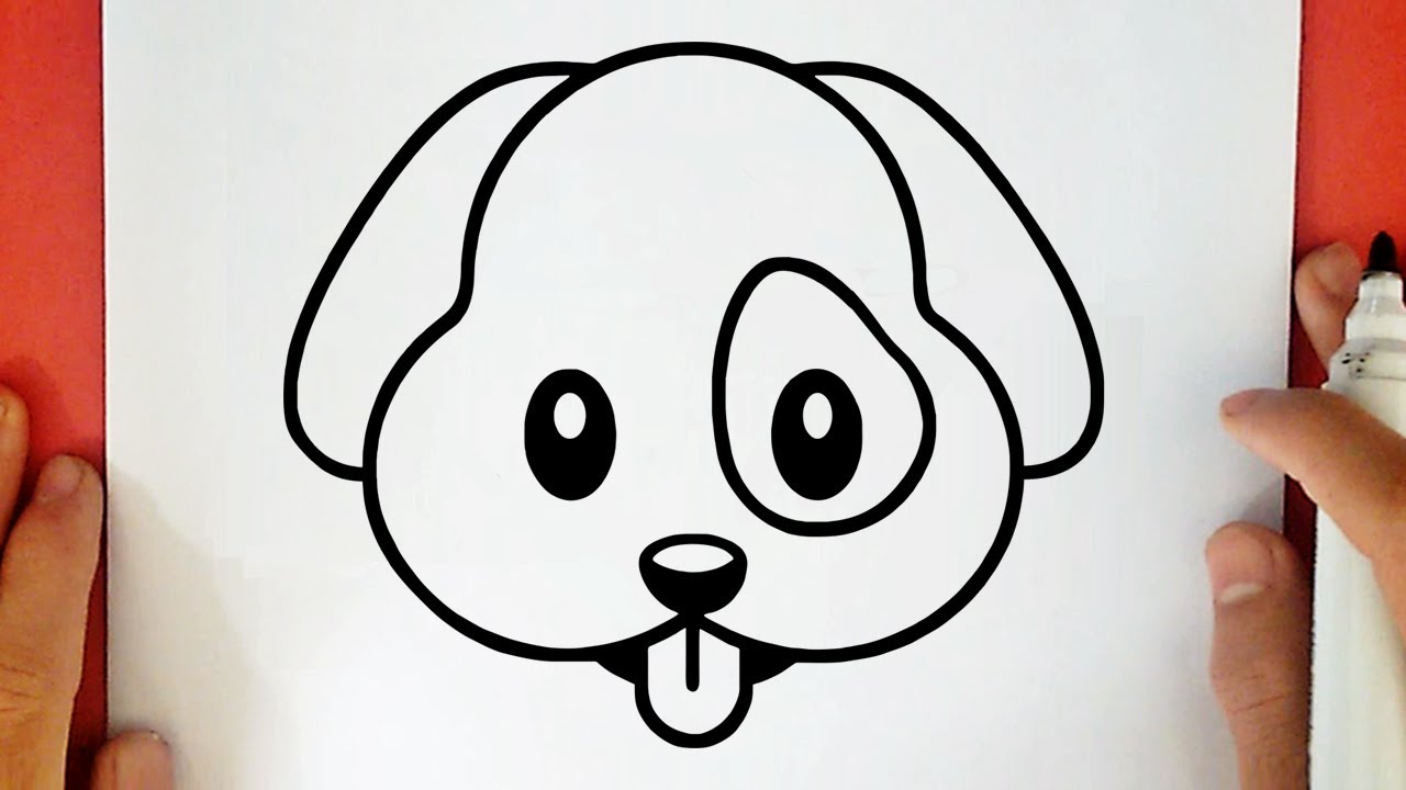 Detail Hundekopf Zeichnen Einfach Nomer 2