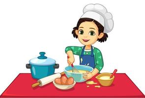 Detail Woman Cooking Illustration Nomer 25