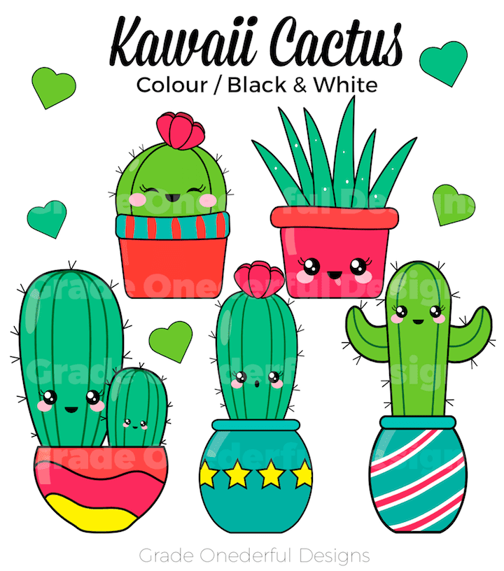 Detail Free Cactus Clip Art Nomer 11