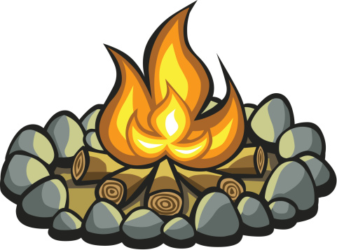 Detail Free Campfire Clipart Nomer 14