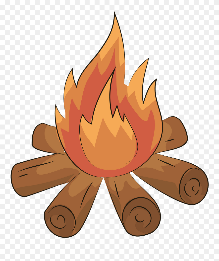 Detail Free Campfire Clipart Nomer 42