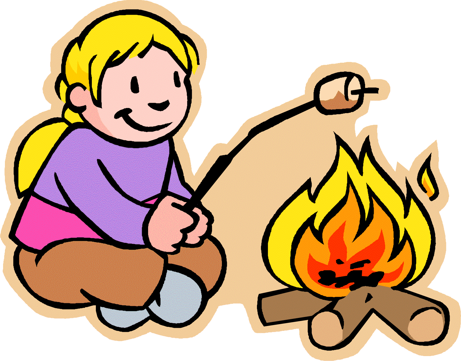 Detail Free Campfire Clipart Nomer 49