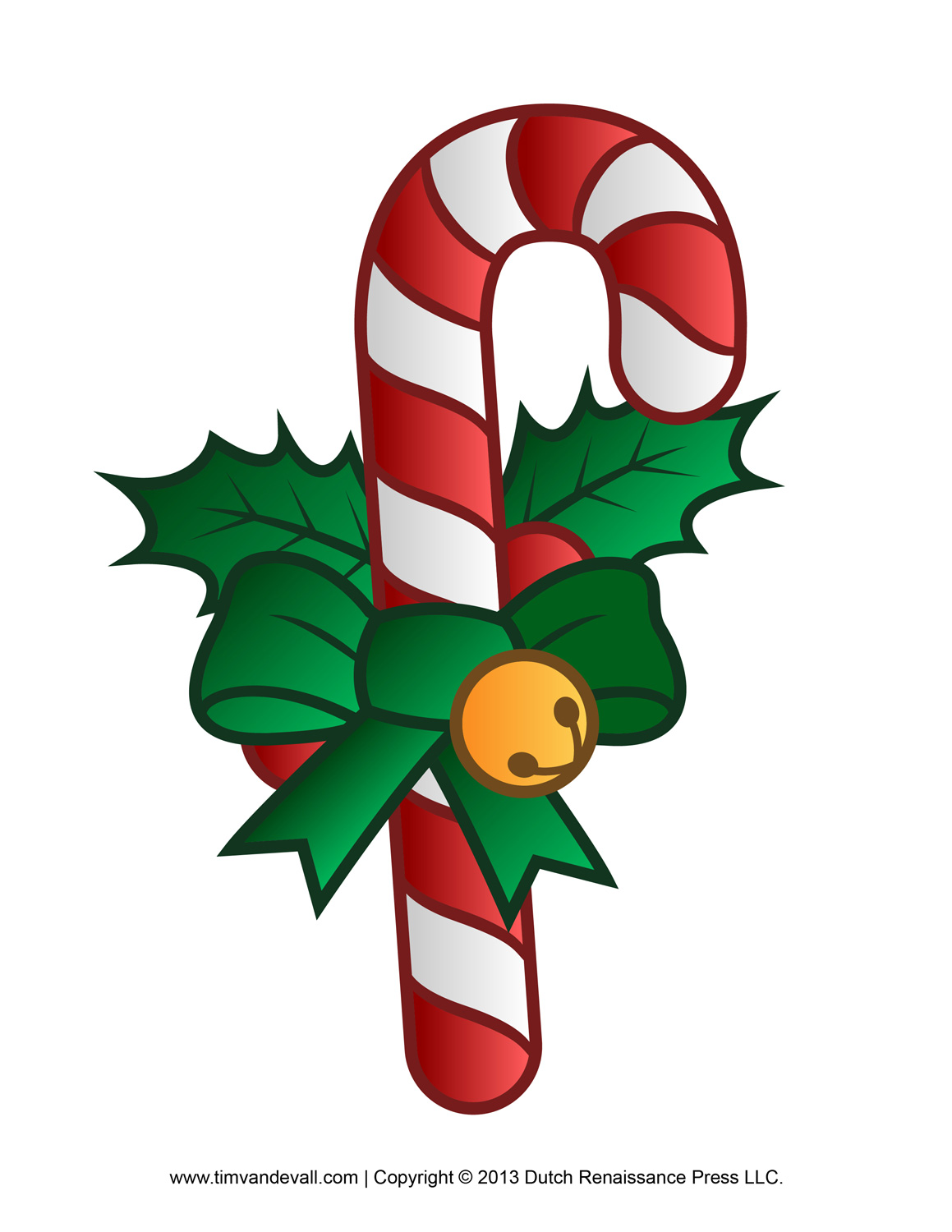 Detail Free Candy Cane Clipart Nomer 4