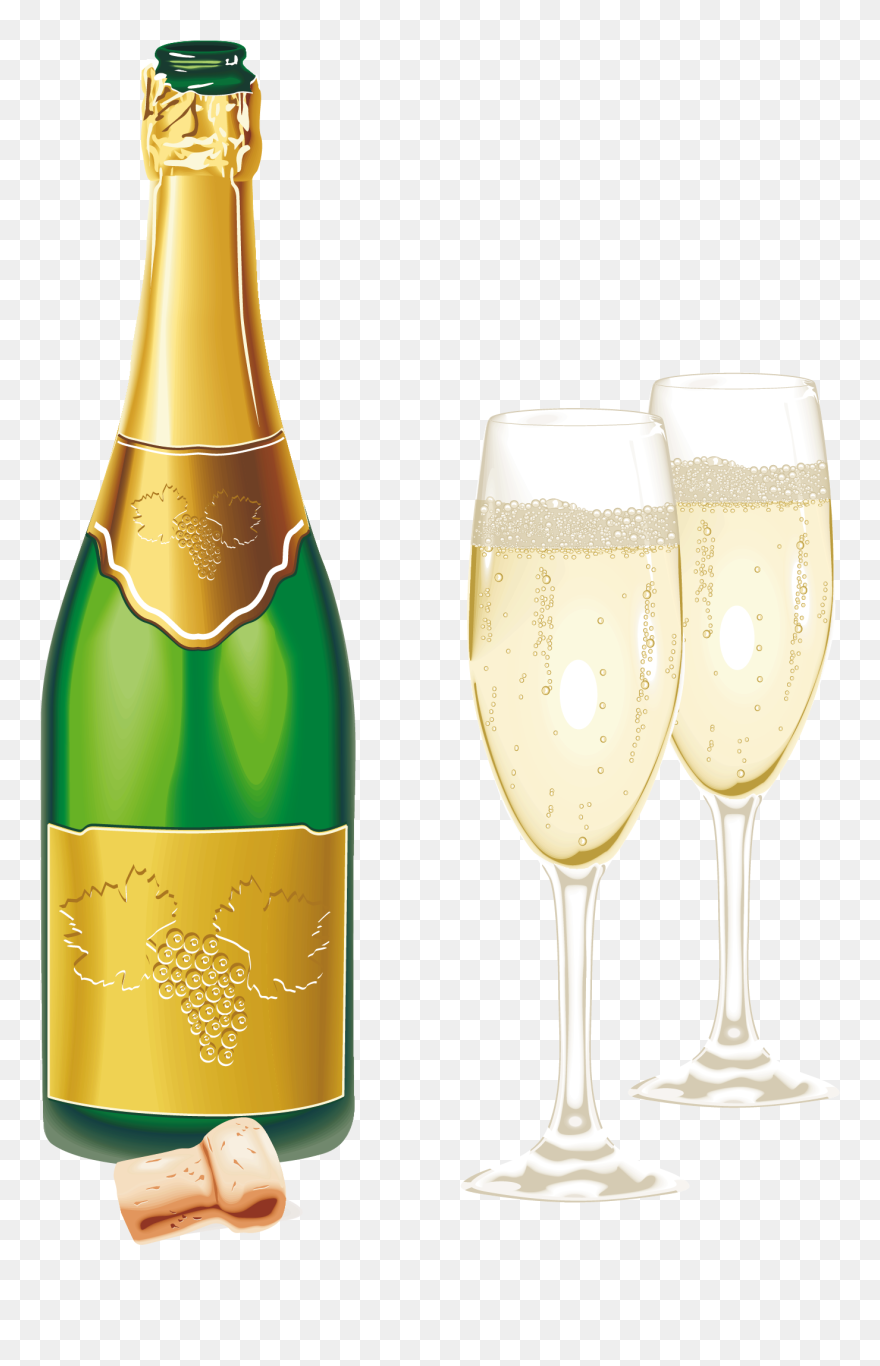 Detail Free Champagne Clipart Nomer 13