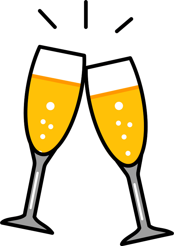 Detail Free Champagne Clipart Nomer 15