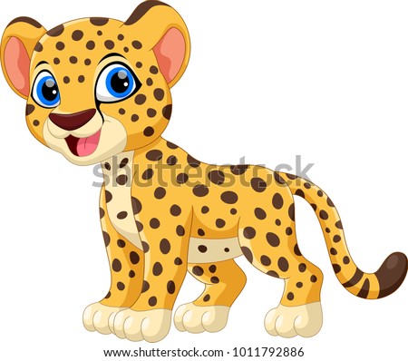 Detail Free Cheetah Clip Art Nomer 7
