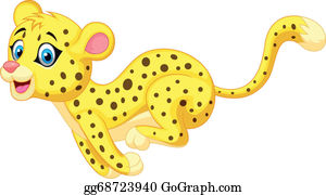 Detail Free Cheetah Clip Art Nomer 15
