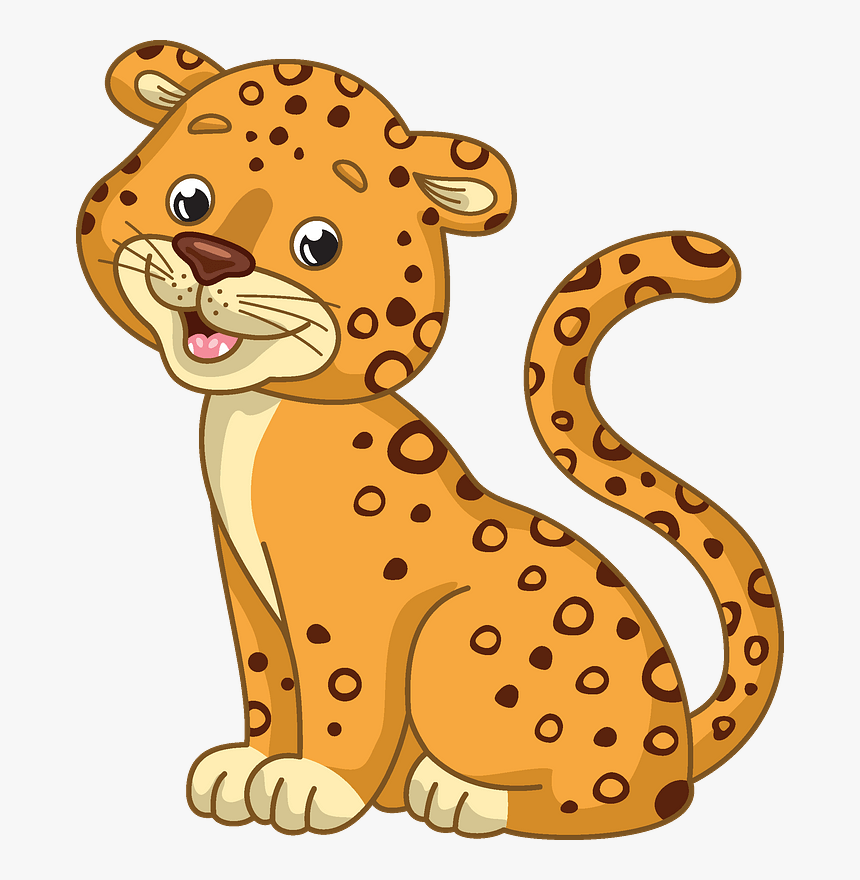Detail Free Cheetah Clip Art Nomer 18