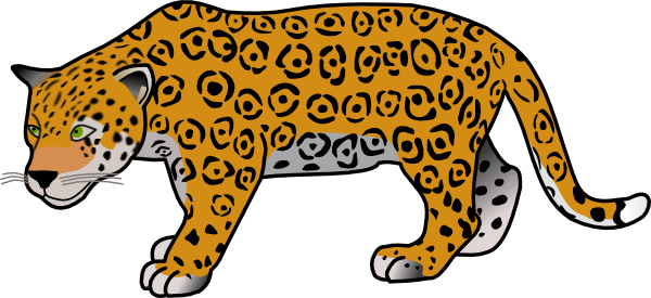 Detail Free Cheetah Clip Art Nomer 3