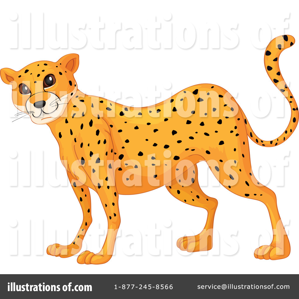 Detail Free Cheetah Clip Art Nomer 36