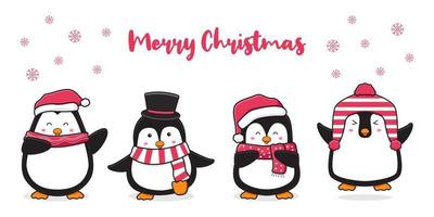 Detail Free Christmas Penguin Clipart Nomer 13