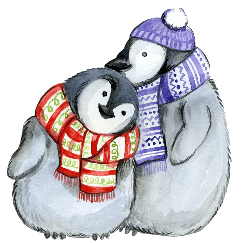 Detail Free Christmas Penguin Clipart Nomer 44