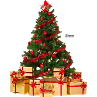 Detail Free Christmas Tree Png Nomer 15