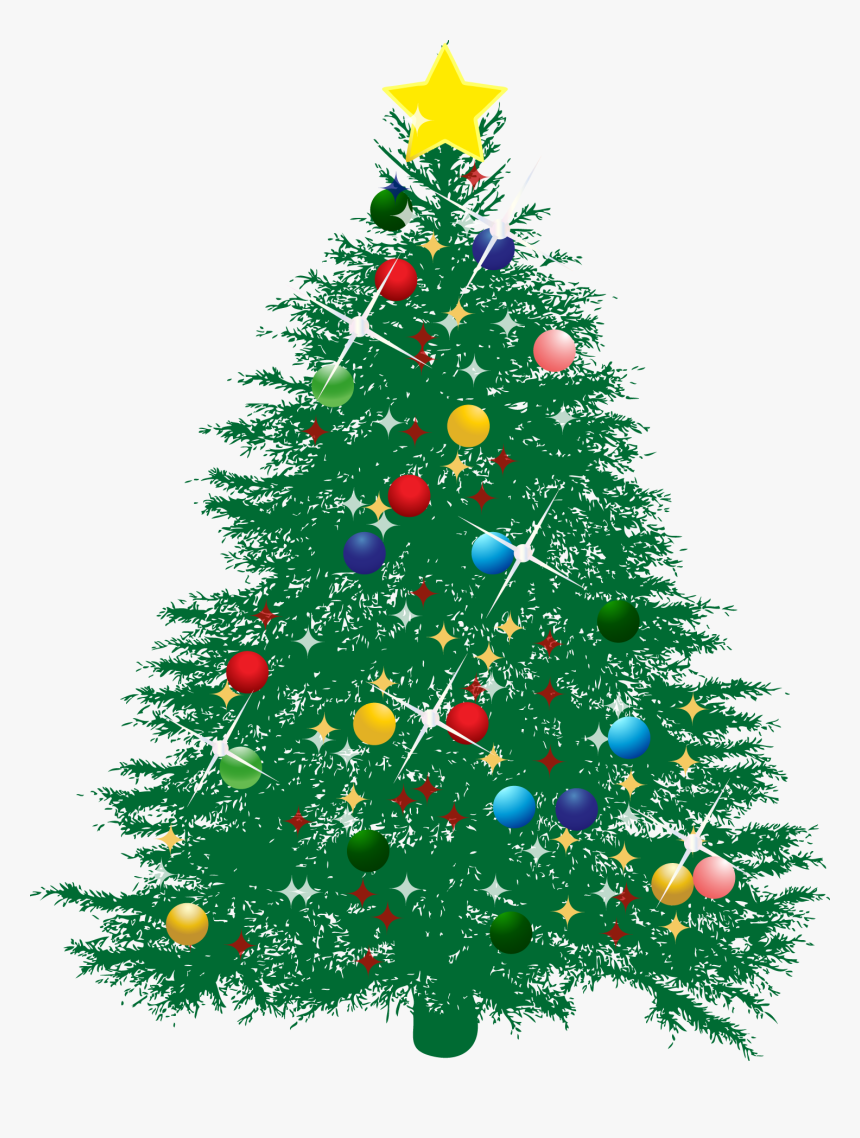 Detail Free Christmas Tree Png Nomer 9