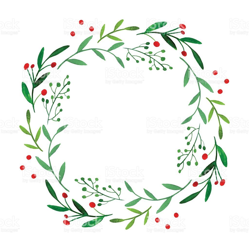 Detail Free Christmas Wreath Clip Art Nomer 16